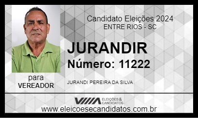 Candidato JURANDIR 2024 - ENTRE RIOS - Eleições