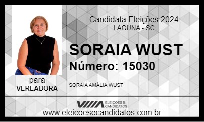 Candidato SORAIA WUST 2024 - LAGUNA - Eleições