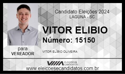 Candidato VITOR ELIBIO 2024 - LAGUNA - Eleições