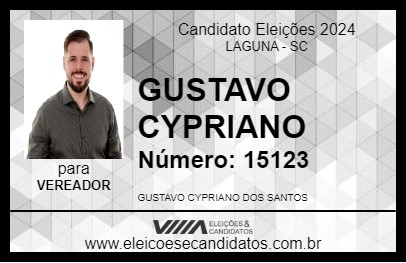 Candidato GUSTAVO CYPRIANO 2024 - LAGUNA - Eleições