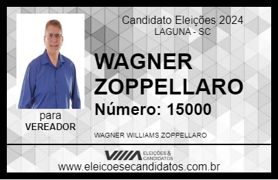 Candidato WAGNER ZOPPELLARO 2024 - LAGUNA - Eleições