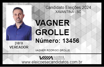 Candidato VAGNER GROLLE 2024 - XAVANTINA - Eleições