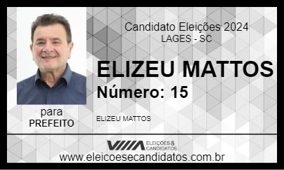 Candidato ELIZEU MATTOS 2024 - LAGES - Eleições