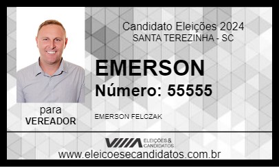 Candidato EMERSON 2024 - SANTA TEREZINHA - Eleições