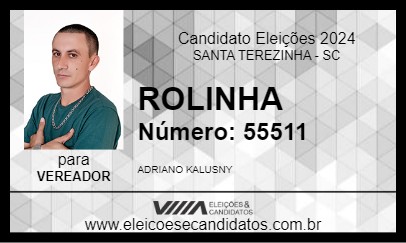 Candidato ROLINHA 2024 - SANTA TEREZINHA - Eleições