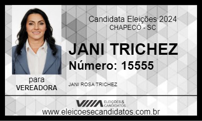 Candidato JANI TRICHEZ 2024 - CHAPECÓ - Eleições