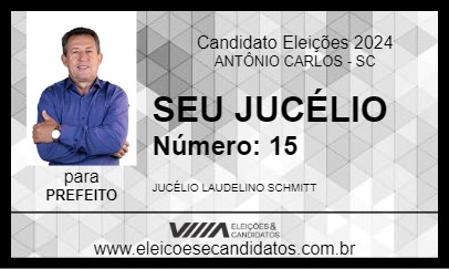 Candidato SEU JUCÉLIO 2024 - ANTÔNIO CARLOS - Eleições