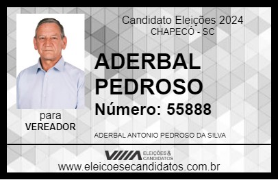 Candidato ADERBAL PEDROSO 2024 - CHAPECÓ - Eleições