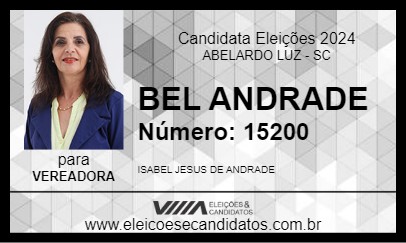 Candidato BEL ANDRADE 2024 - ABELARDO LUZ - Eleições