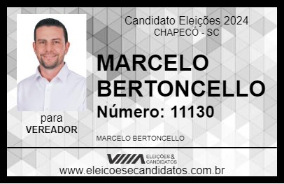 Candidato MARCELO BERTONCELLO 2024 - CHAPECÓ - Eleições