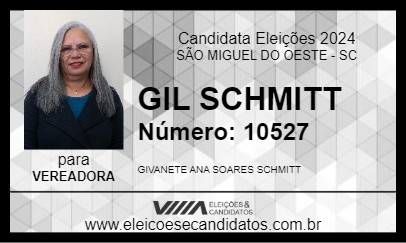 Candidato GIL SCHMITT 2024 - SÃO MIGUEL DO OESTE - Eleições