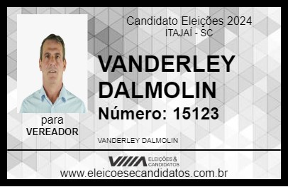 Candidato VANDERLEY DALMOLIN 2024 - ITAJAÍ - Eleições