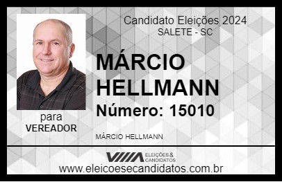 Candidato MÁRCIO HELLMANN 2024 - SALETE - Eleições