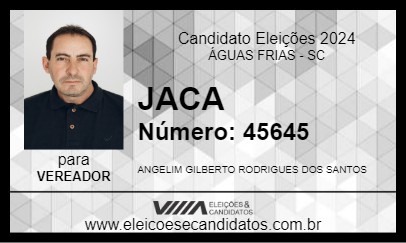 Candidato JACA 2024 - ÁGUAS FRIAS - Eleições