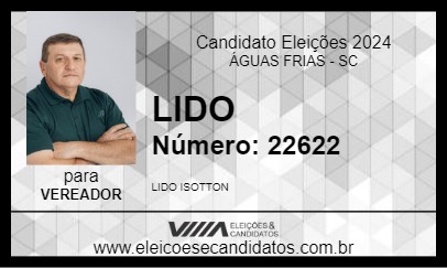 Candidato LIDO 2024 - ÁGUAS FRIAS - Eleições