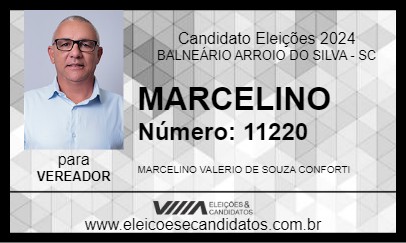 Candidato MARCELINO 2024 - BALNEÁRIO ARROIO DO SILVA - Eleições