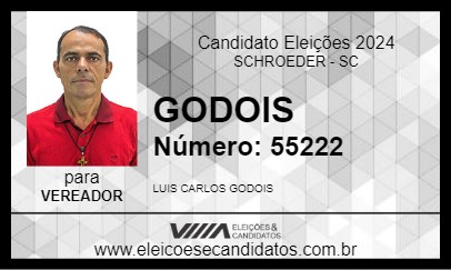 Candidato GODOIS 2024 - SCHROEDER - Eleições