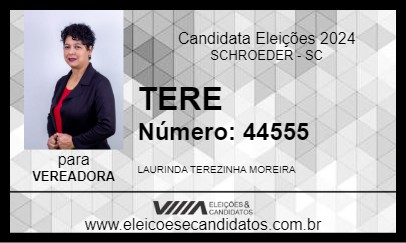 Candidato LAURA MOREIRA 2024 - SCHROEDER - Eleições