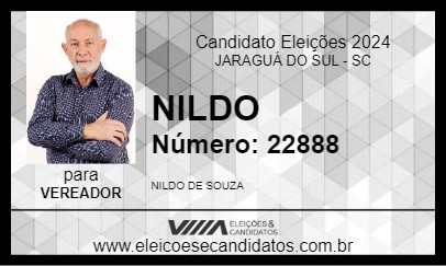 Candidato NILDO GRILO 2024 - JARAGUÁ DO SUL - Eleições