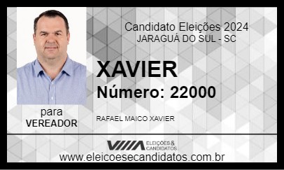 Candidato XAVIER 2024 - JARAGUÁ DO SUL - Eleições