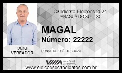 Candidato MAGAL 2024 - JARAGUÁ DO SUL - Eleições