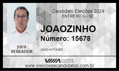 Candidato JOAOZINHO 2024 - ENTRE RIOS - Eleições