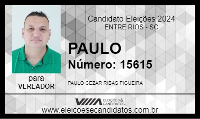 Candidato PAULO 2024 - ENTRE RIOS - Eleições