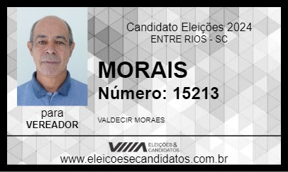 Candidato MORAIS 2024 - ENTRE RIOS - Eleições