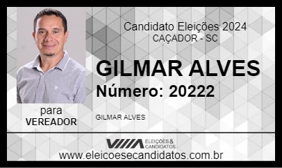 Candidato GILMAR ALVES 2024 - CAÇADOR - Eleições