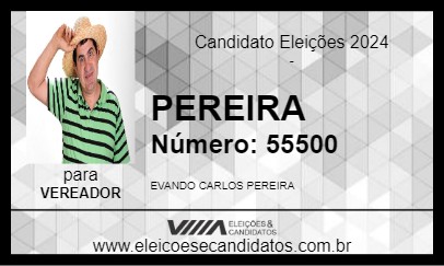 Candidato PEREIRA 2024 - CAÇADOR - Eleições