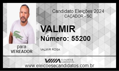 Candidato VALMIR 2024 - CAÇADOR - Eleições