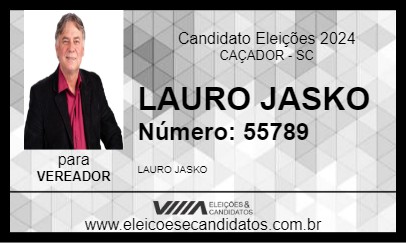 Candidato LAURO JASKO 2024 - CAÇADOR - Eleições