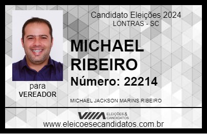 Candidato MICHAEL RIBEIRO 2024 - LONTRAS - Eleições