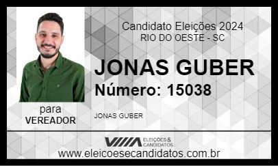 Candidato JONAS GUBER 2024 - RIO DO OESTE - Eleições