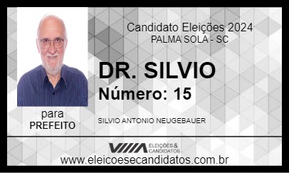 Candidato DR. SILVIO 2024 - PALMA SOLA - Eleições