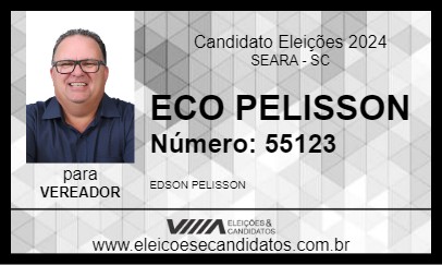 Candidato ECO PELISSON 2024 - SEARA - Eleições