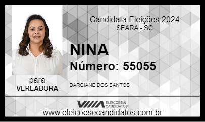 Candidato NINA 2024 - SEARA - Eleições