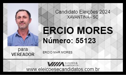 Candidato ERCIO MORES 2024 - XAVANTINA - Eleições