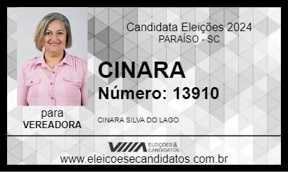 Candidato CINARA 2024 - PARAÍSO - Eleições