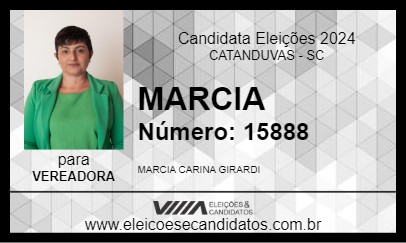 Candidato MARCIA 2024 - CATANDUVAS - Eleições