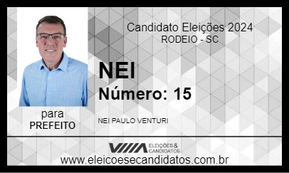 Candidato NEI  2024 - RODEIO - Eleições