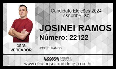 Candidato JOSINEI RAMOS 2024 - ASCURRA - Eleições