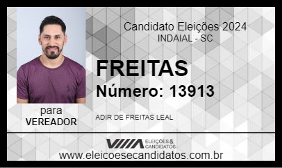 Candidato FREITAS 2024 - INDAIAL - Eleições