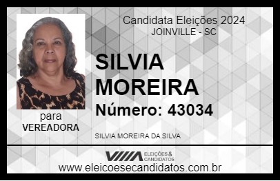 Candidato SILVIA MOREIRA 2024 - JOINVILLE - Eleições