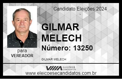 Candidato GILMAR MELECH 2024 - JOINVILLE - Eleições