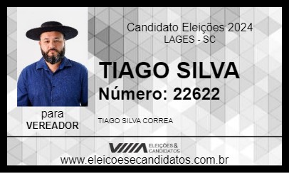 Candidato TIAGO SILVA 2024 - LAGES - Eleições