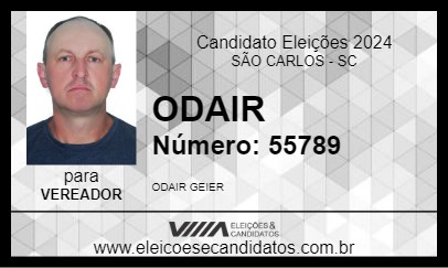 Candidato ODAIR 2024 - SÃO CARLOS - Eleições