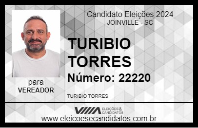 Candidato TURIBIO TORRES 2024 - JOINVILLE - Eleições