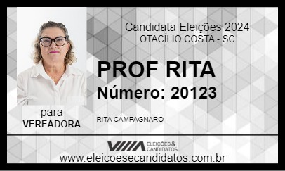 Candidato PROF RITA 2024 - OTACÍLIO COSTA - Eleições