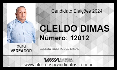 Candidato CLELDO DIMAS 2024 - ITAJAÍ - Eleições